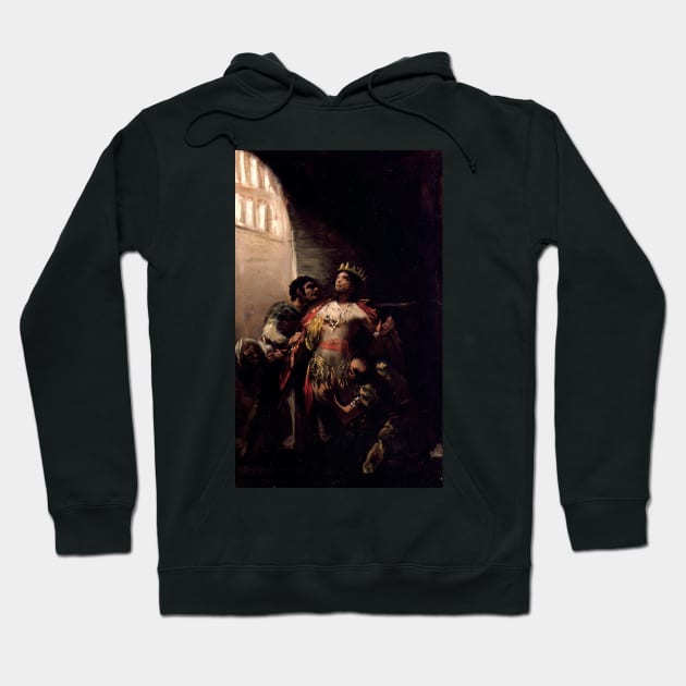 St Hermenegild in Prison by Francisco Goya Hoodie by Classic Art Stall